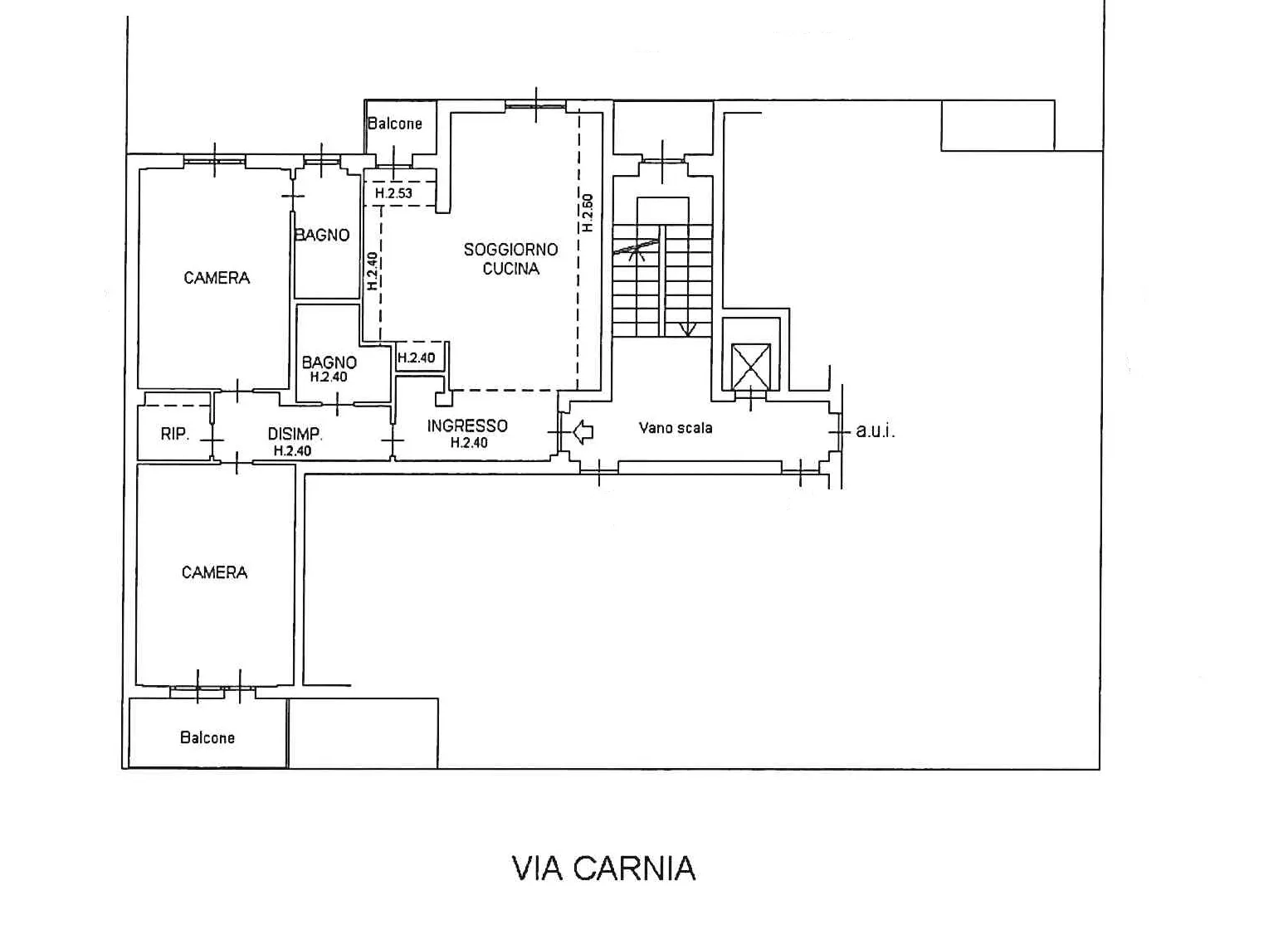 Affitto trilocale via Carnia Milano - immagine 32