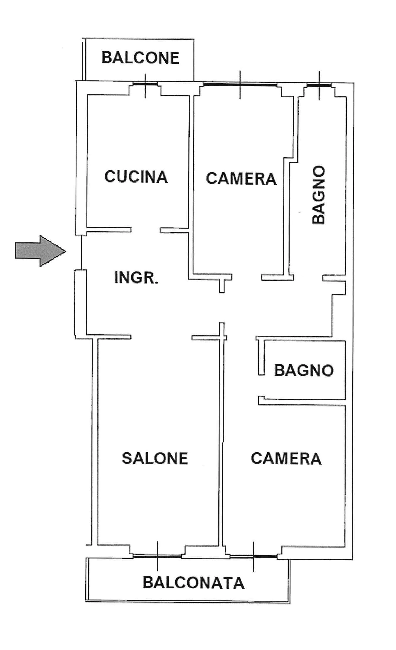 Affitto trilocale via Napo Torriani - immagine 28